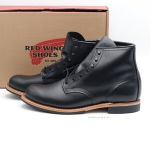 NEW Size 9.5 Men's Red Wing 9423 Beckman Heritage Made in USA Boots Black